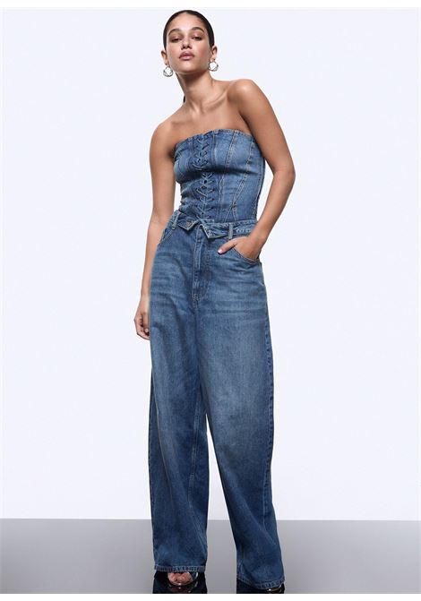 Top bustier in denim LIUJO | UA6506 D039979157
